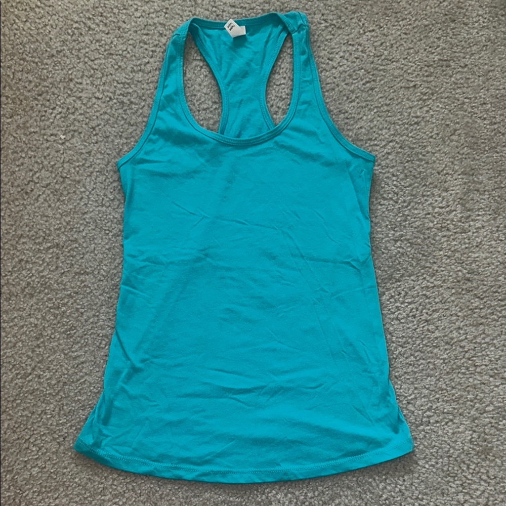 Teal Racerback Tank Top